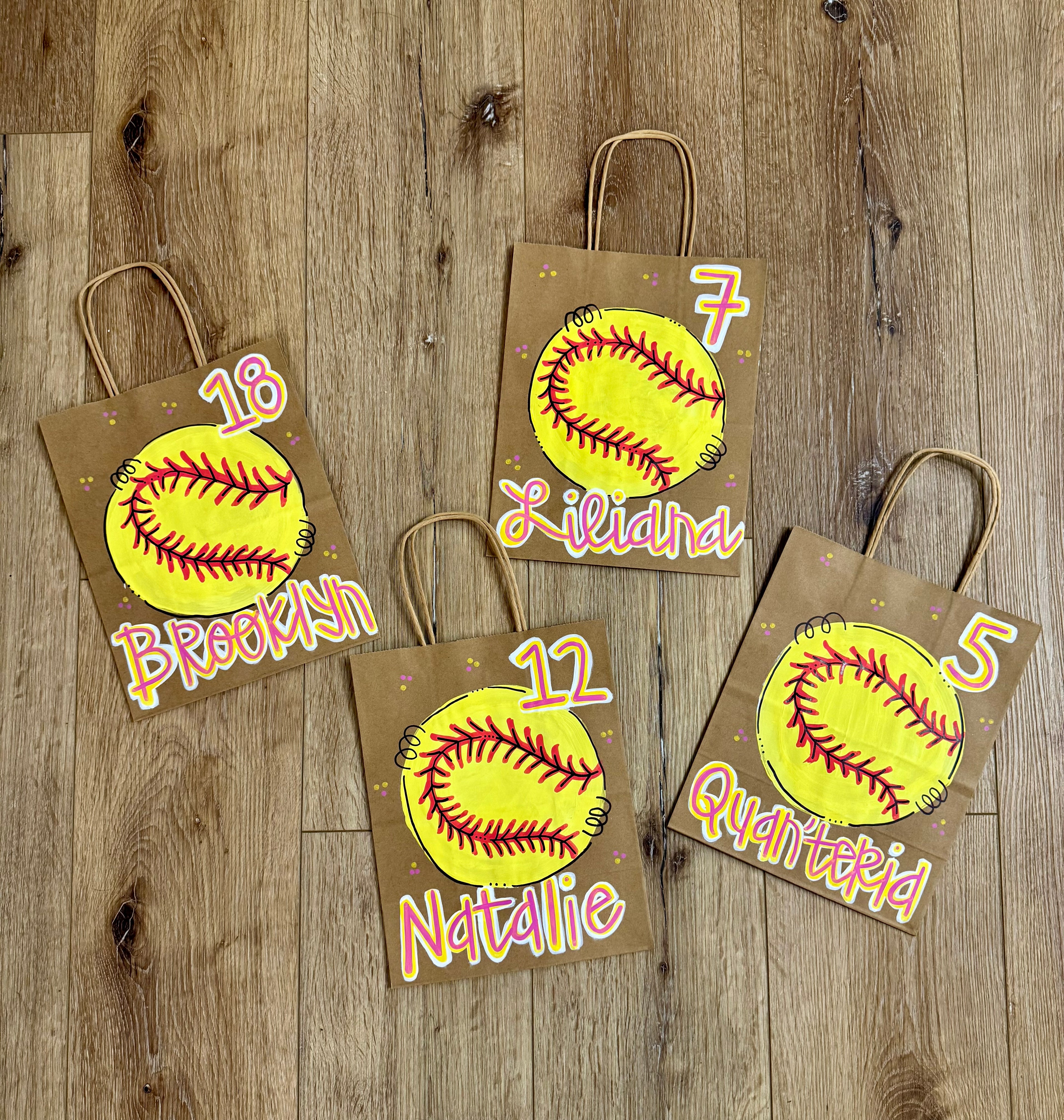 Hand Painted Gift Bags