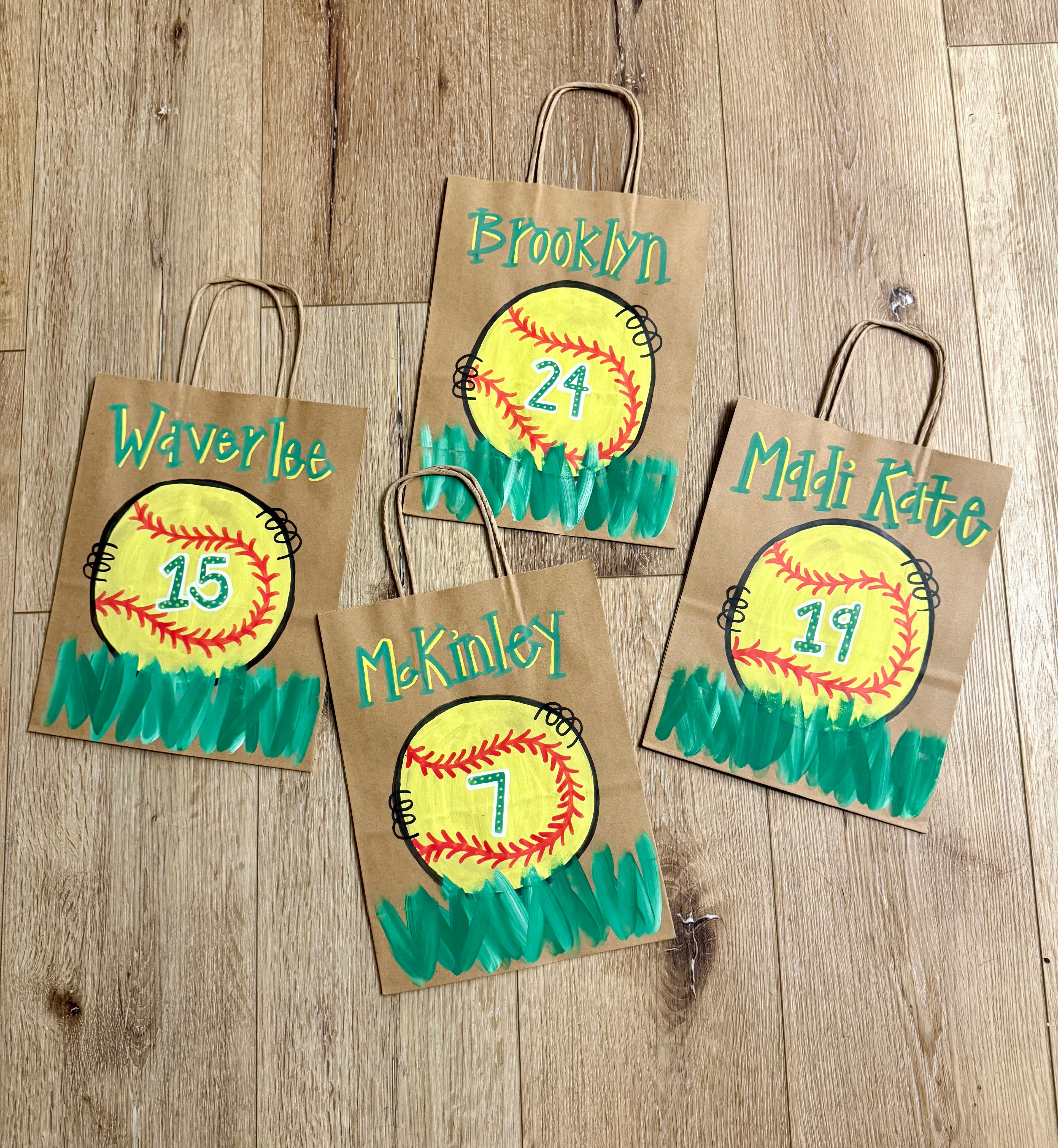 Hand Painted Gift Bags