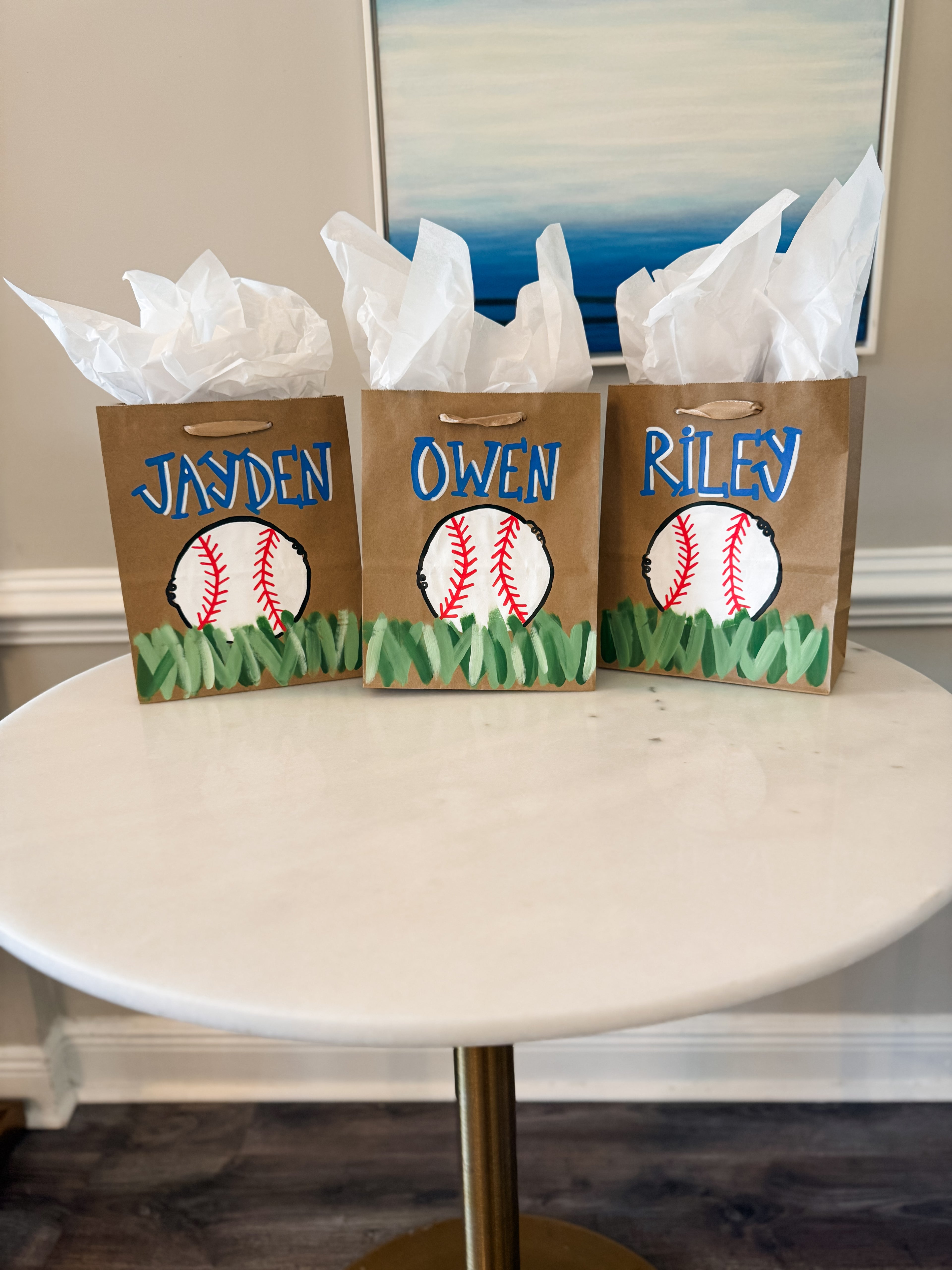 Hand Painted Gift Bags