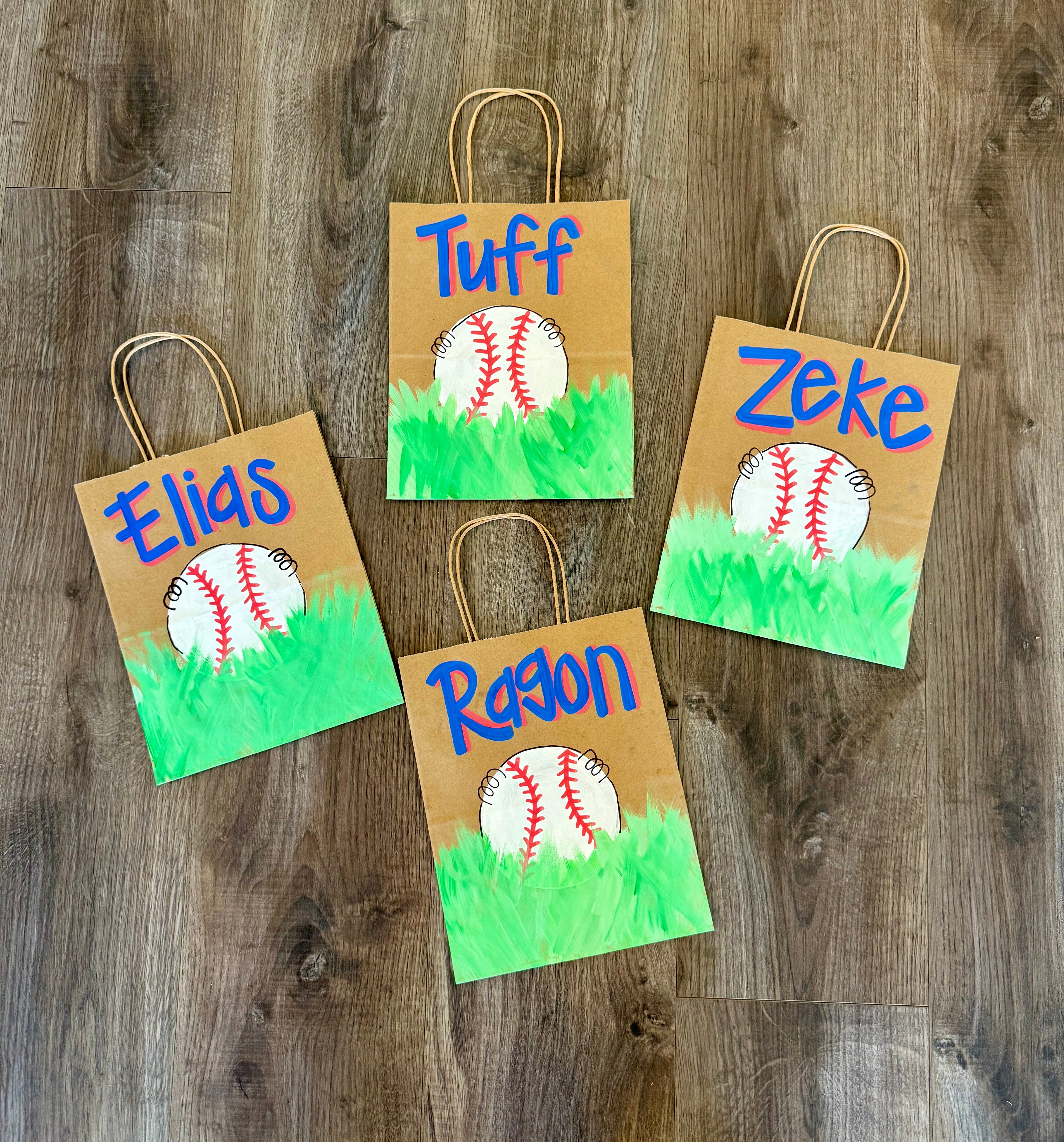 Hand Painted Gift Bags
