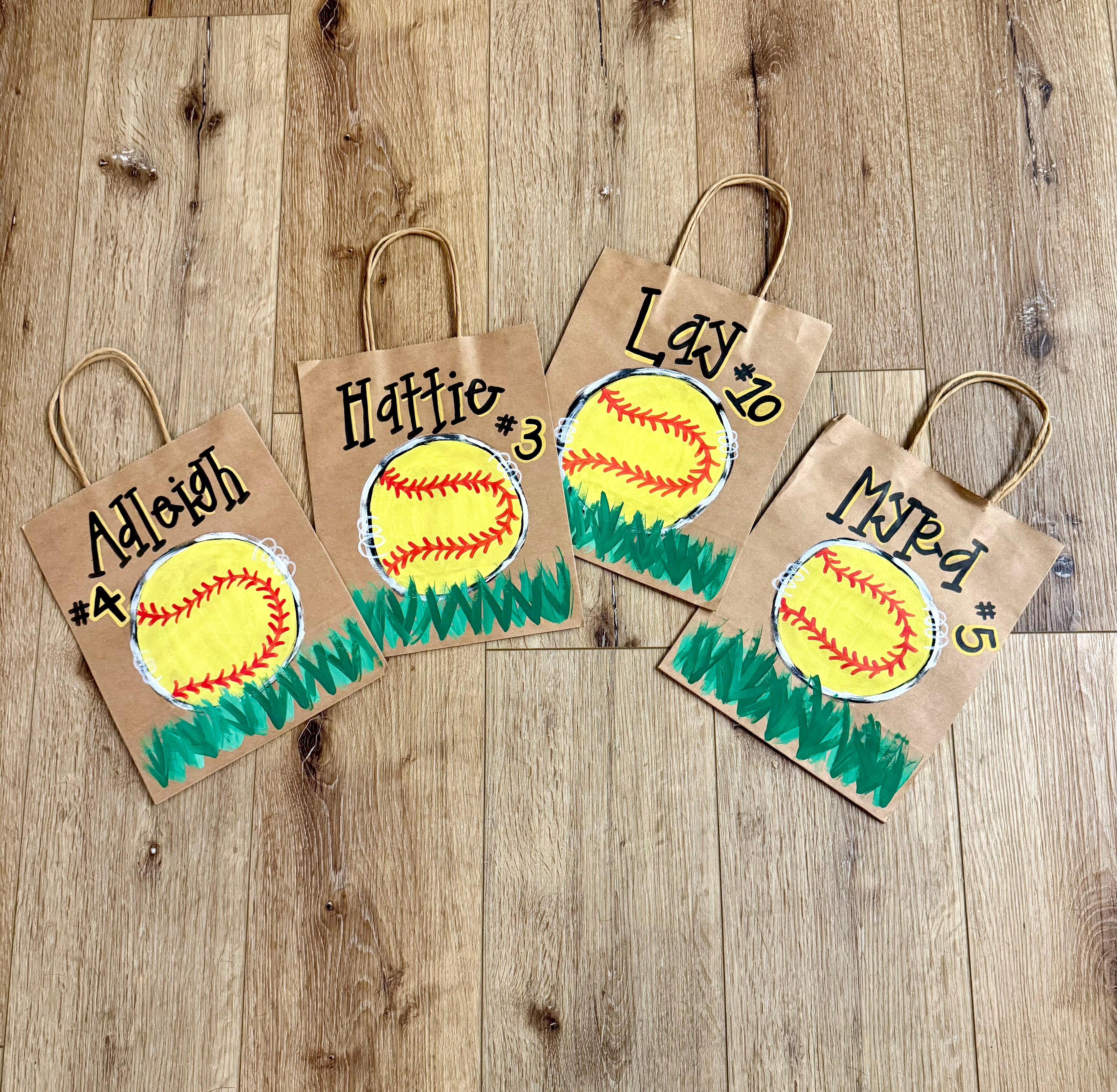 Hand Painted Gift Bags