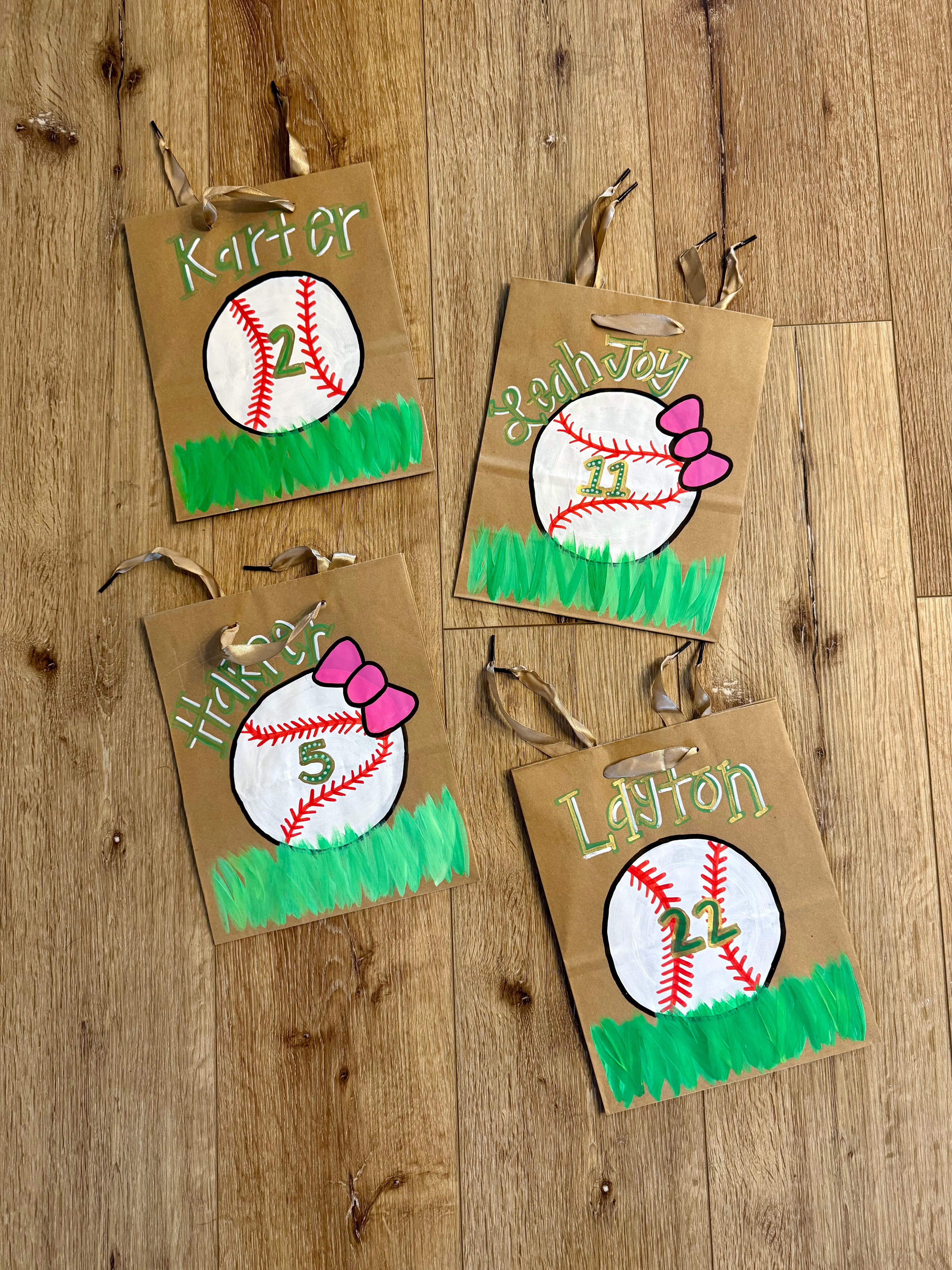 Hand Painted Gift Bags