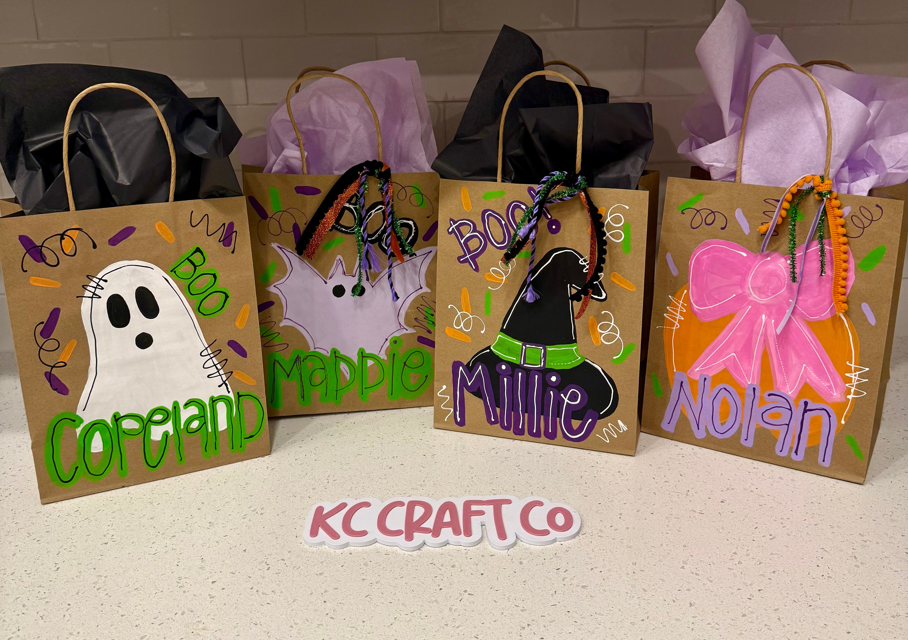 Hand Painted Gift Bags