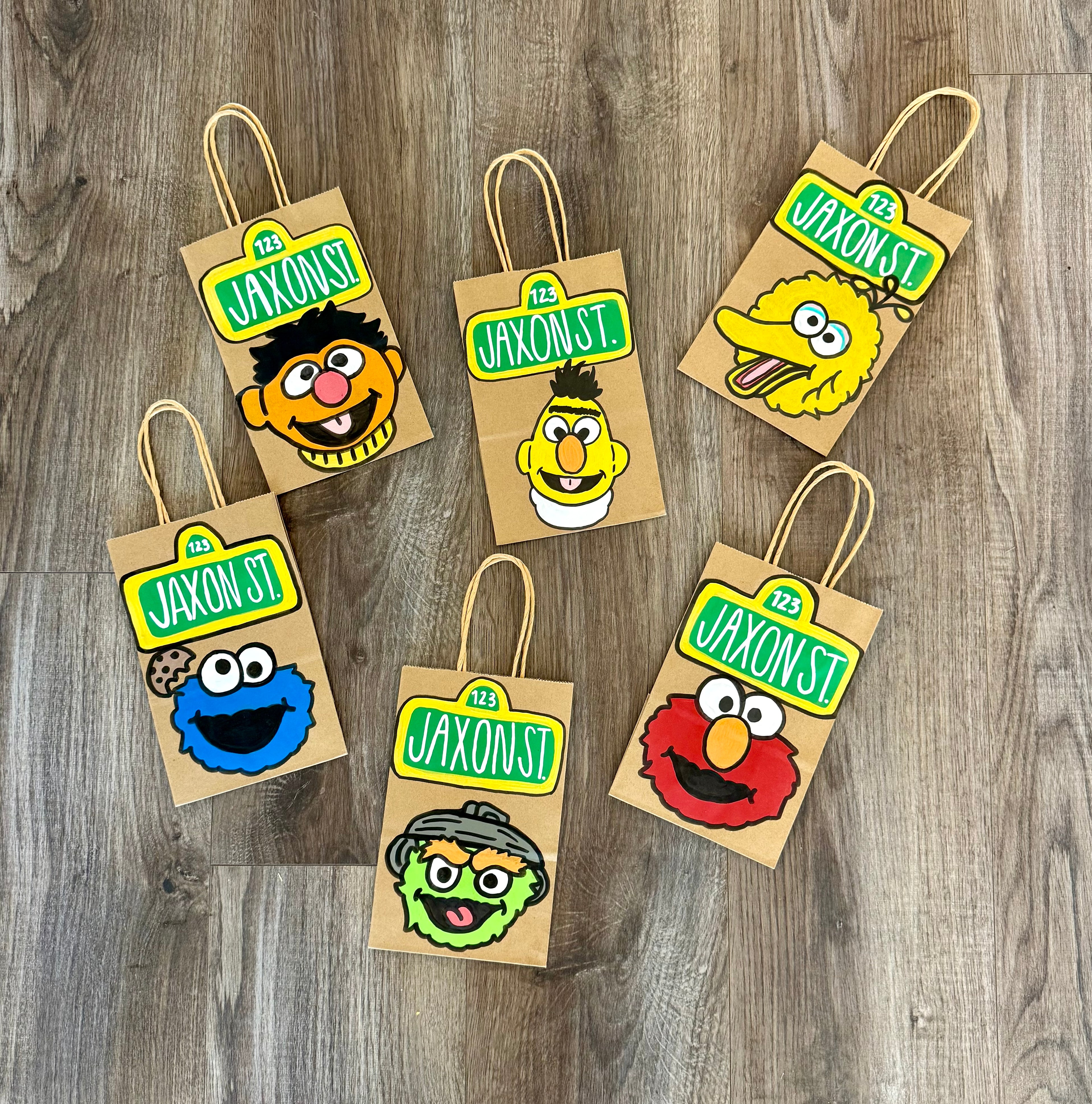Hand Painted Gift Bags