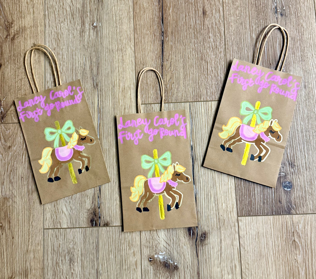 Hand Painted Gift Bags