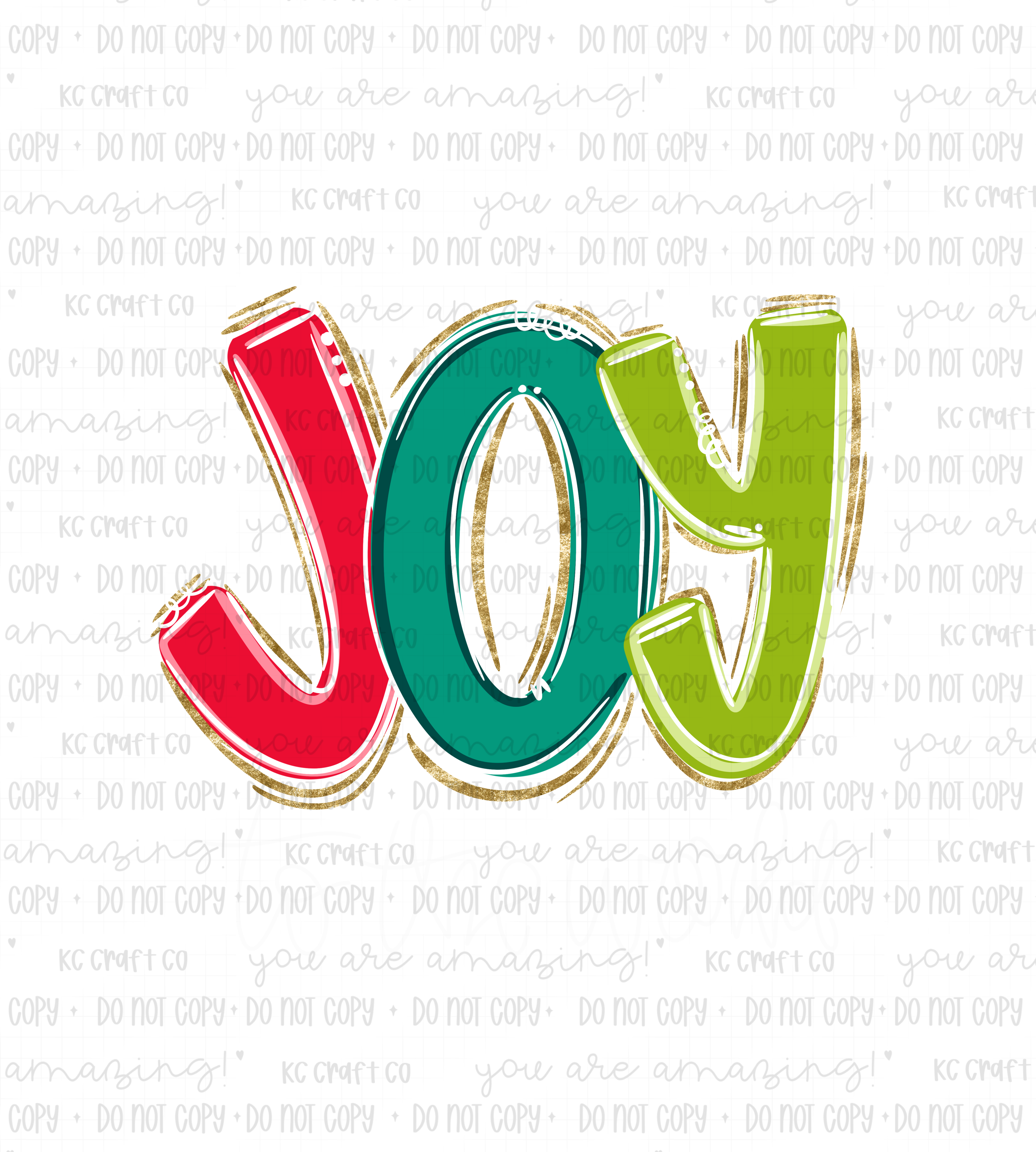 JOY Christmas Tee • Holiday Graphic Shirt • Comfort Colors or Gildan • Custom Color