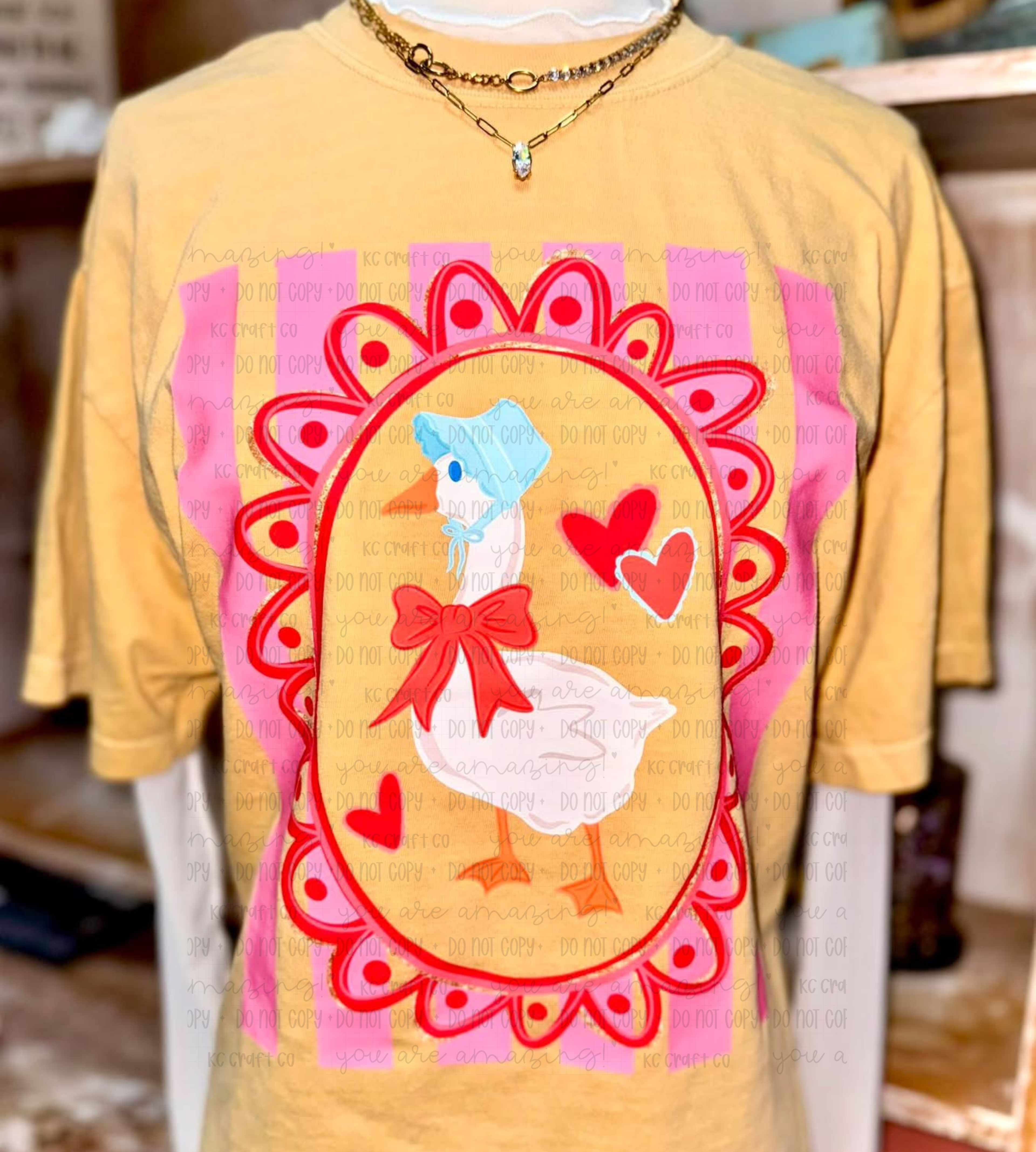 Valentine Goose Frame Tee
